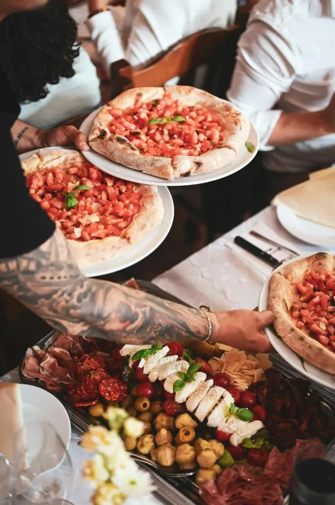 Authentic Italian-style pizza and charcuterie at a Melbourne inner north restaurant